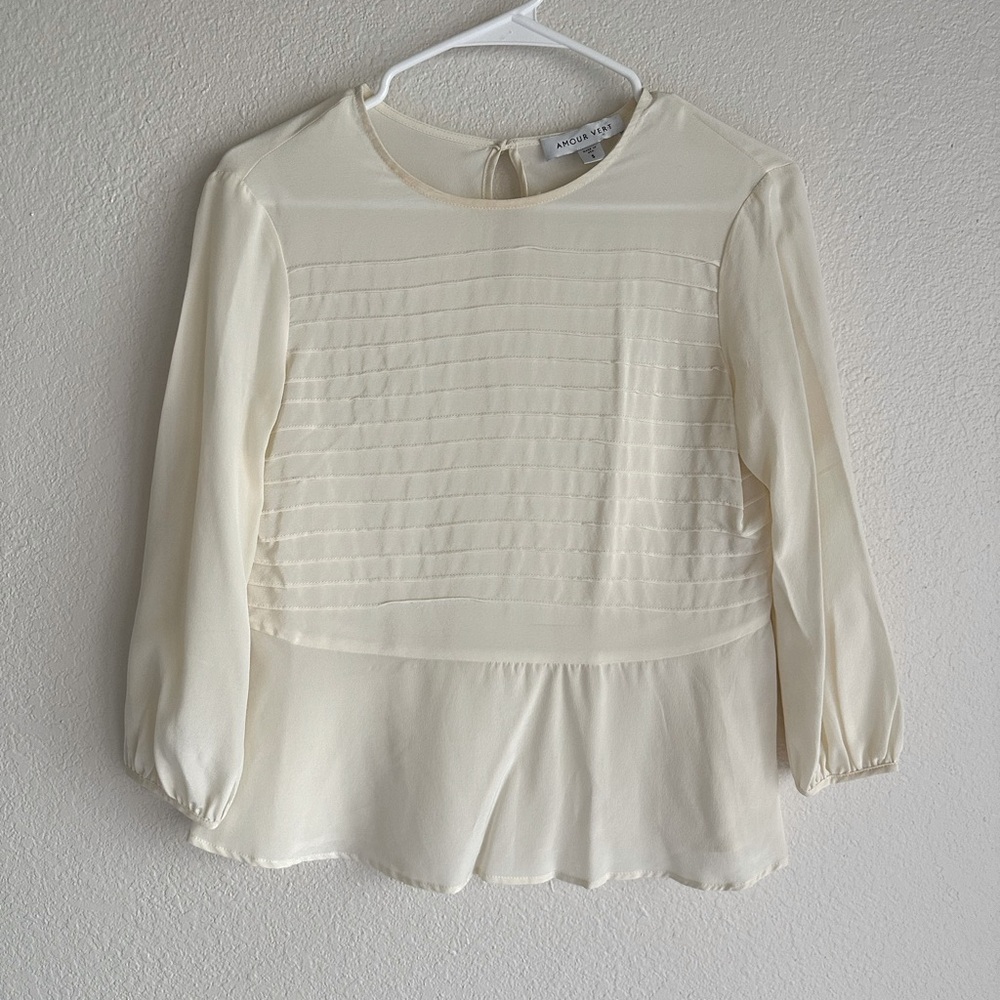 Amour Vert Silk Blouse